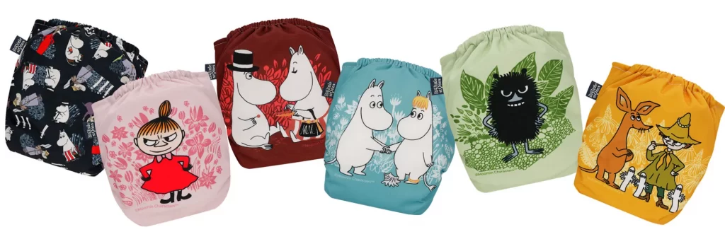 Pielucha wielorazowa AIO Big Little Stories Muminki