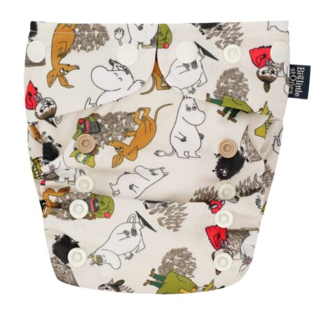 Pielucha wielorazowa Muminki AIO Big Little Stories