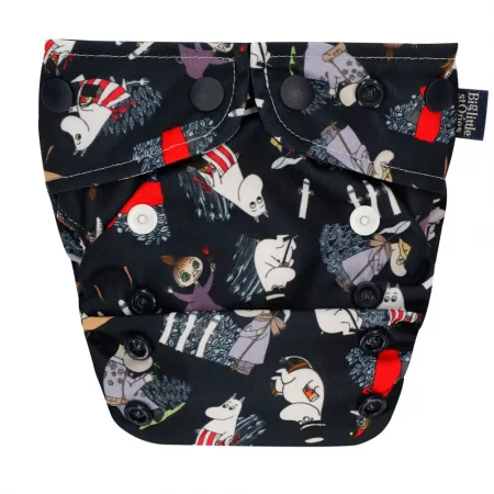 Pieluchy Wielorazowe Muminki - Big Little Stories Big Little Stories s.c. Pielucha wielorazowa AIO Big Little Stories Muminki