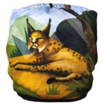 Pielucha Wielorazowa Jego Wysokość Las AIO One Size Pan Ryś - v.2