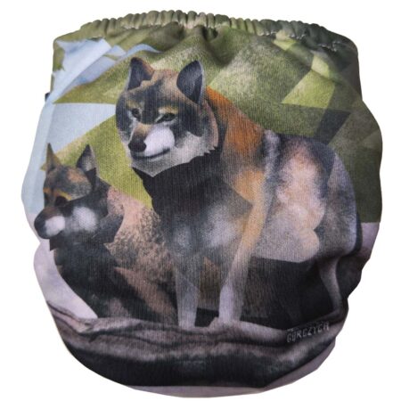 Pielucha Wielorazowa AIO One Size Państwo Wilkowie (kolekcja Jego Wysokość Las)