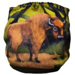 Pielucha Wielorazowa Jego Wysokość Las AIO One Size Pan Żubr - v.2