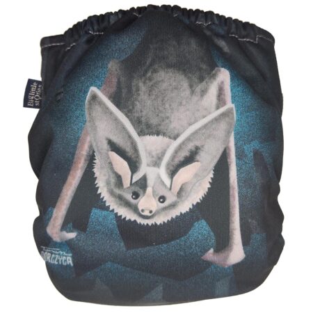 Pielucha Wielorazowa AIO One Size Pani Nietoperzowa (kolekcja Jego Wysokość Las)